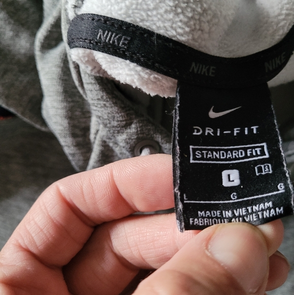 Nike Dry-Fit / Standard Fit Pullover Jacket Size Large - Picture 7 of 7